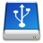 Drive Blue USB Icon 48x48 png